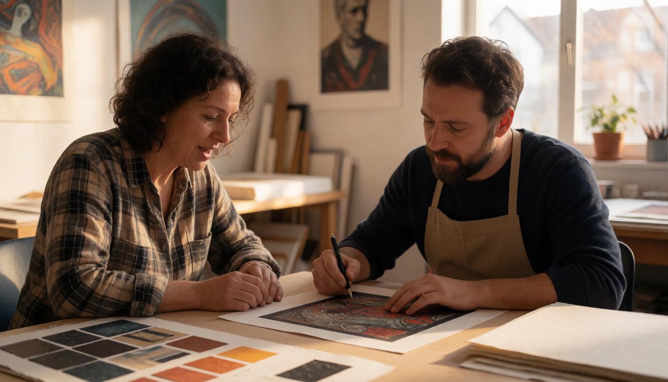 Kunstdrucke für Illustrationen